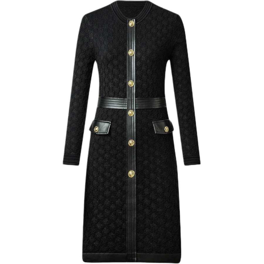 KARL LAGERFELD / Karl Lagerfeld Jeans Long Sleeved Dress Women's Black
