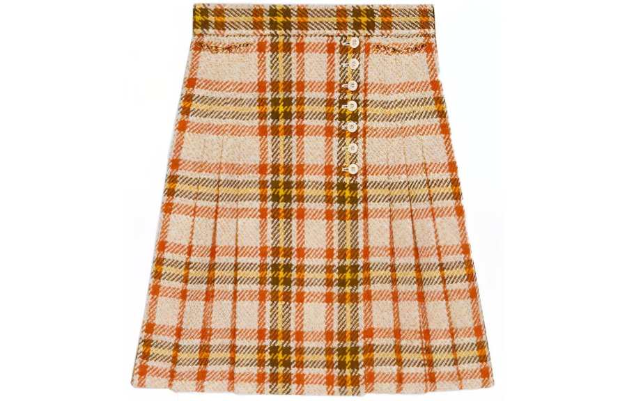 GUCCI Casual Short Skirts Women's Multicolor Moderate Short A Line Skirt