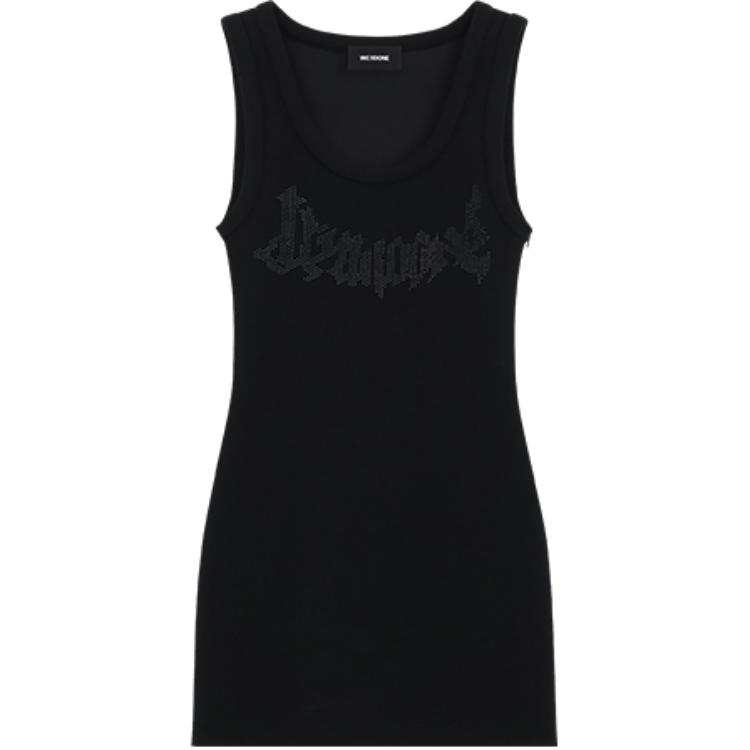 WE11DONE SS24 Sleeveless Dress Women's Black