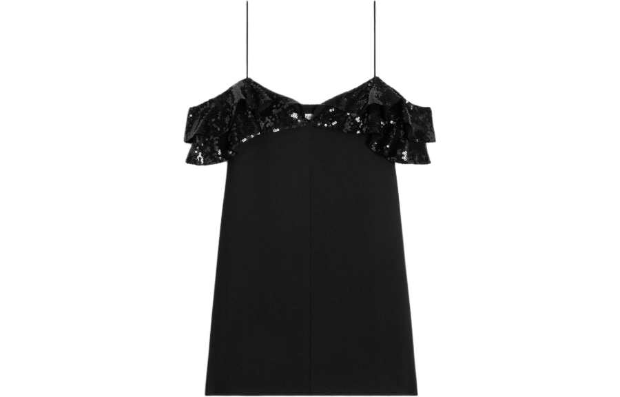 CELINE SS24 Slip Dress Women's Black