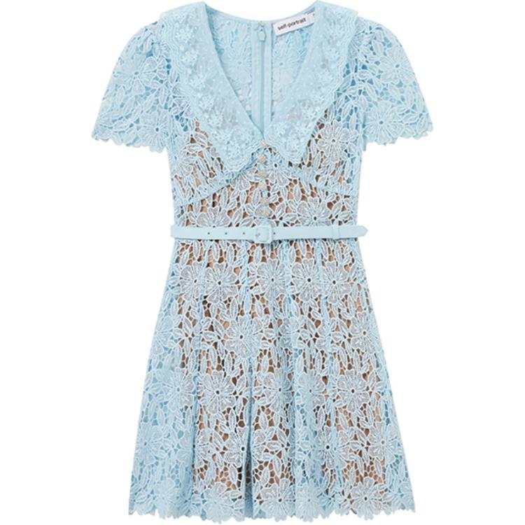 Self-portrait Self portrait Short Sleeved Dress Women's
