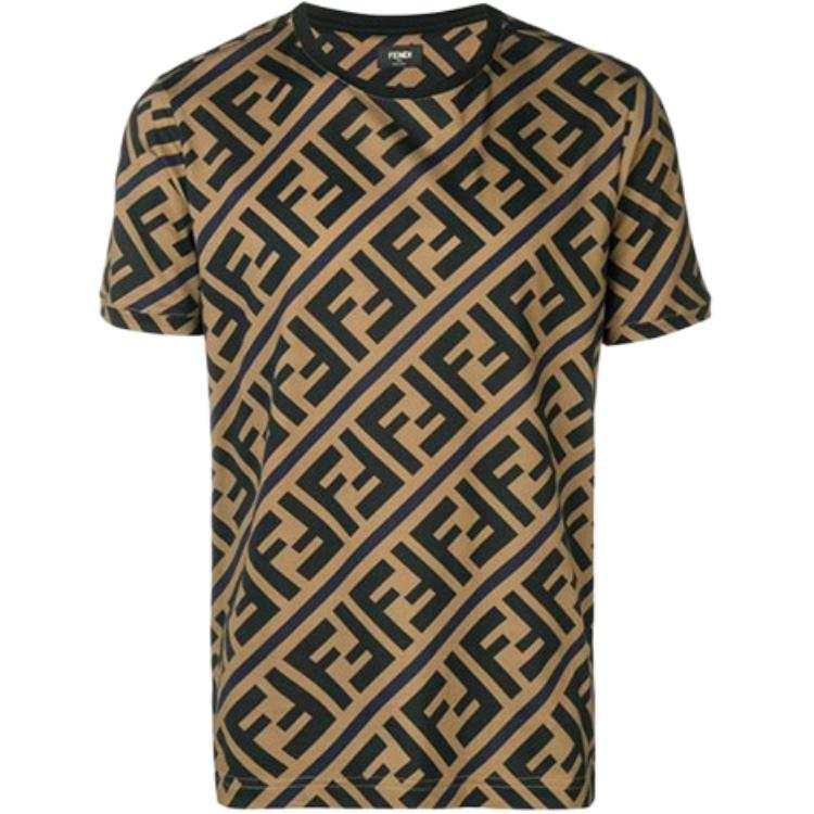 FENDI FENDI Ff Monogram Printed T shirt
