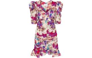 ISABEL MARANT ETOILE SS24 Short Sleeved Dress Women's Multicolor