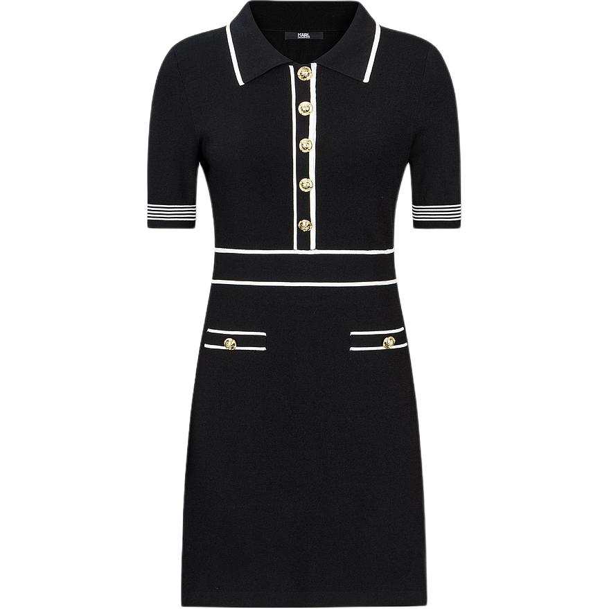 KARL LAGERFELD / Karl Lagerfeld Jeans Short Sleeved Dress Women's Black