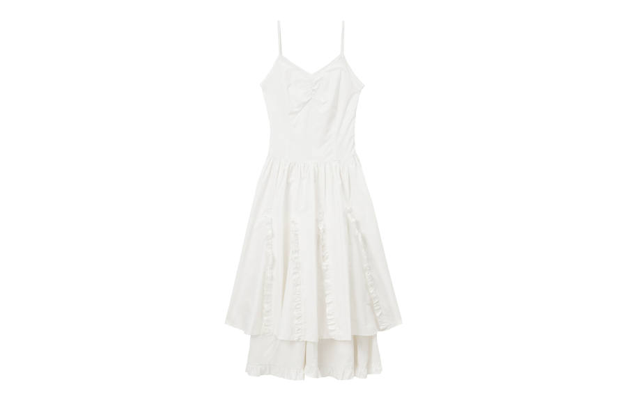 UNVESNO Slip Dresses Women's V Neck Moderate Long