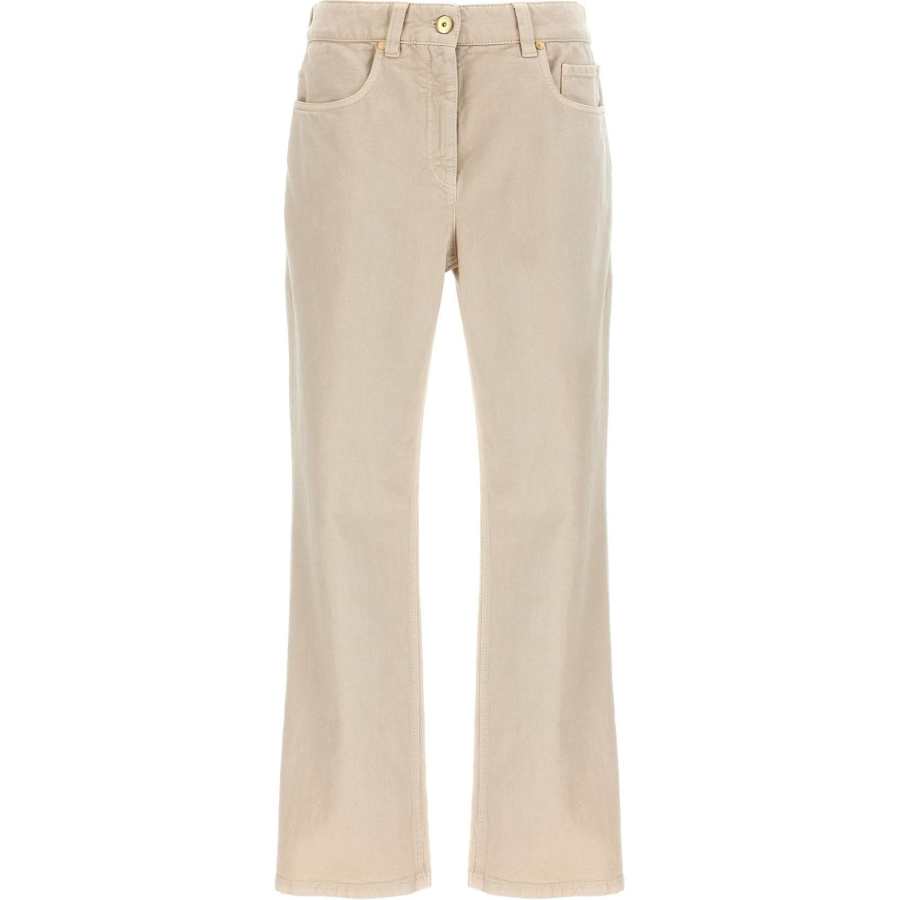 Brunello Cucinelli Monili Detailed Straight Leg Jeans