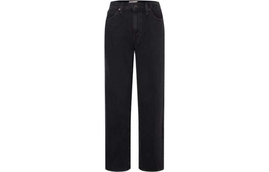 Levis Jeans Women's Dark Gray Moderate Straight Fit Pants