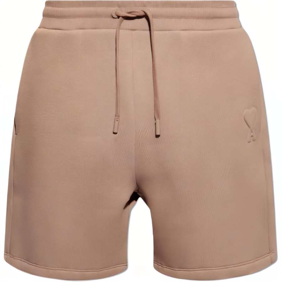 AMIPARIS Amiparis Paris Logo Embossed Drawstring Shorts