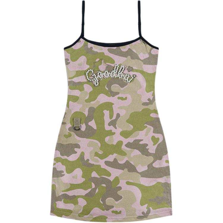 GOOD BAI SS24 Slip Dress Women's Desert Camouflage