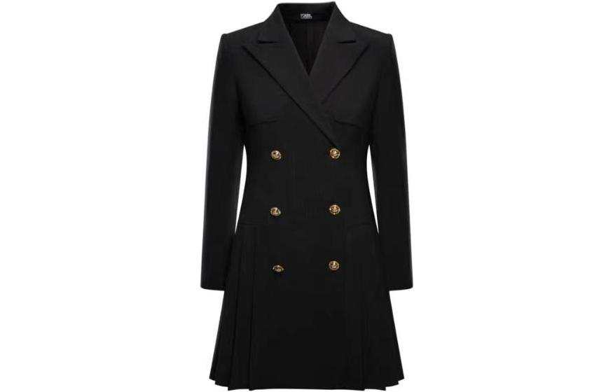 KARL LAGERFELD / Karl Lagerfeld Jeans Long Sleeved Dress Women's Black