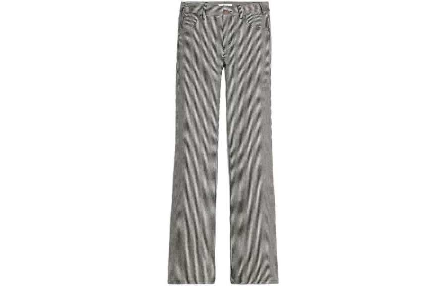 CELINE CELINE Jeans Women's Black Moderate Flared Pants