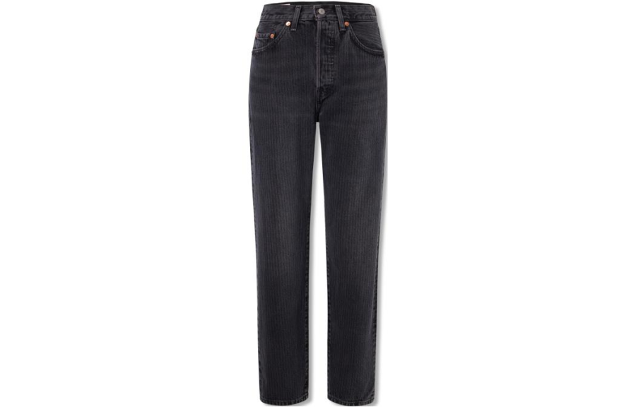 Levis Jeans Women's Gray Moderate Straight Fit Pants