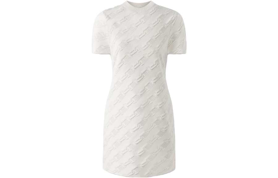 KARL LAGERFELD / Karl Lagerfeld Jeans Short Sleeved Dress Women's White