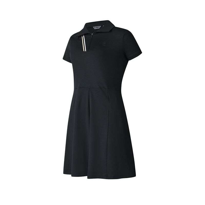 FILA Golf Short Sleeved Dress Women's Pitch Black BK