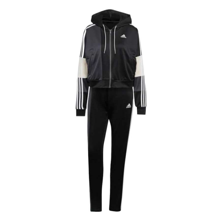 Adidas Adidas W BOLD BLOCK TS Casual Suit Women's Black