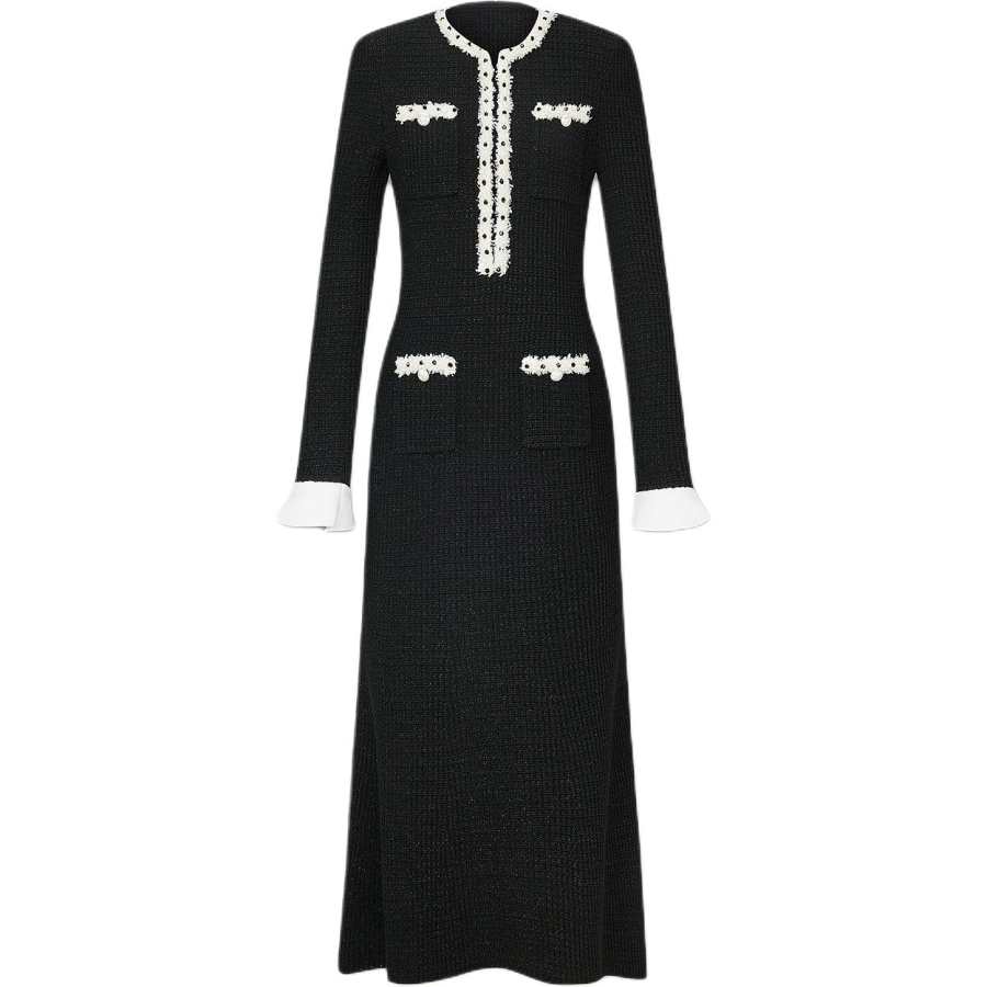 KARL LAGERFELD / Karl Lagerfeld Jeans Long Sleeved Dress Women's Black