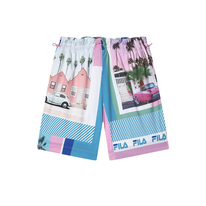 FILA Casual Shorts Women's All Over Print Moderate
