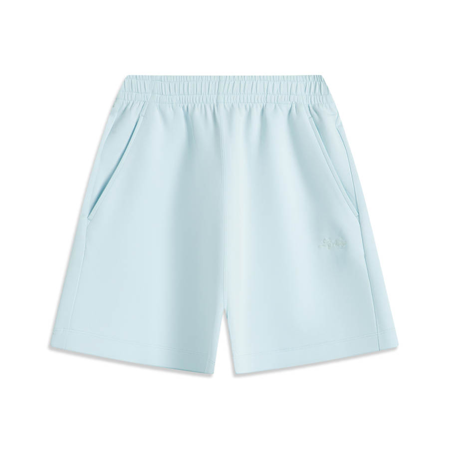 Li-Ning Li Ning Sports Trendy Collection Casual Shorts Women's Light Sky Blue