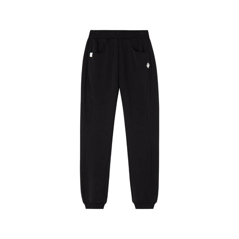 Le Coq Sportif Tennis Collection, Fleece Lined Low Rise Casual Knitted Sweatpants Women's