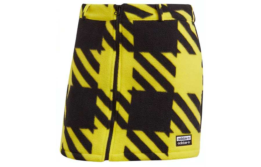 Adidas Originals Casual Short Skirts Women's Lemon