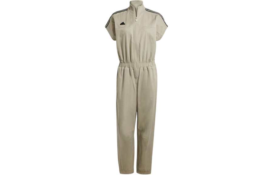 Adidas Adidas Tiro Woven Loose Jumpsuit Women's Pebble Silver Gray