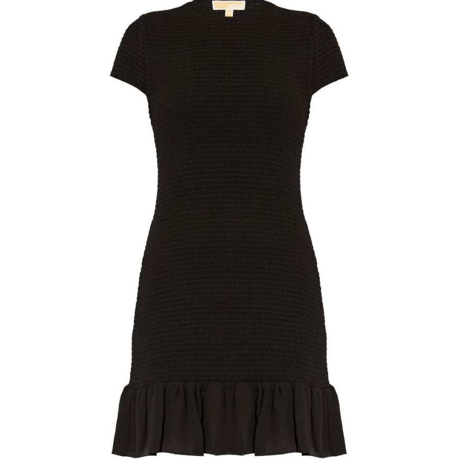 MICHAEL KORS Smocked Georgette Mini Dress