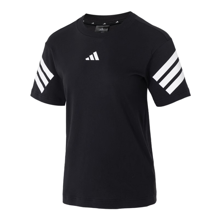 Adidas Adidas T Shirts Women's Black Crew Neck Moderate Other