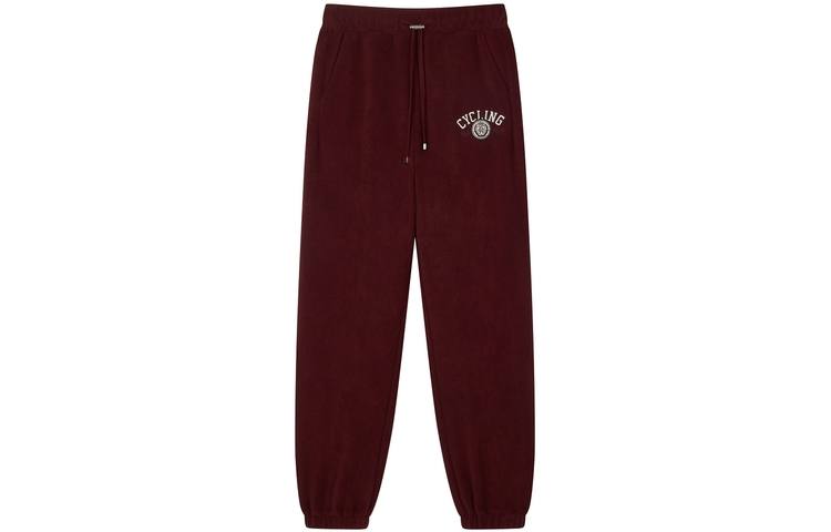 Teenie Weenie Trendy And Cool Fine And Soft Velvet Mid Rise Fitted Fleece Lined Knitted Sweatpants Women's