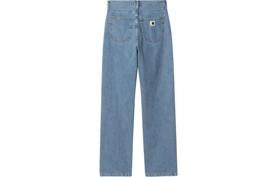 Nike Nike Jeans Women's Blue Moderate Straight Fit Pants