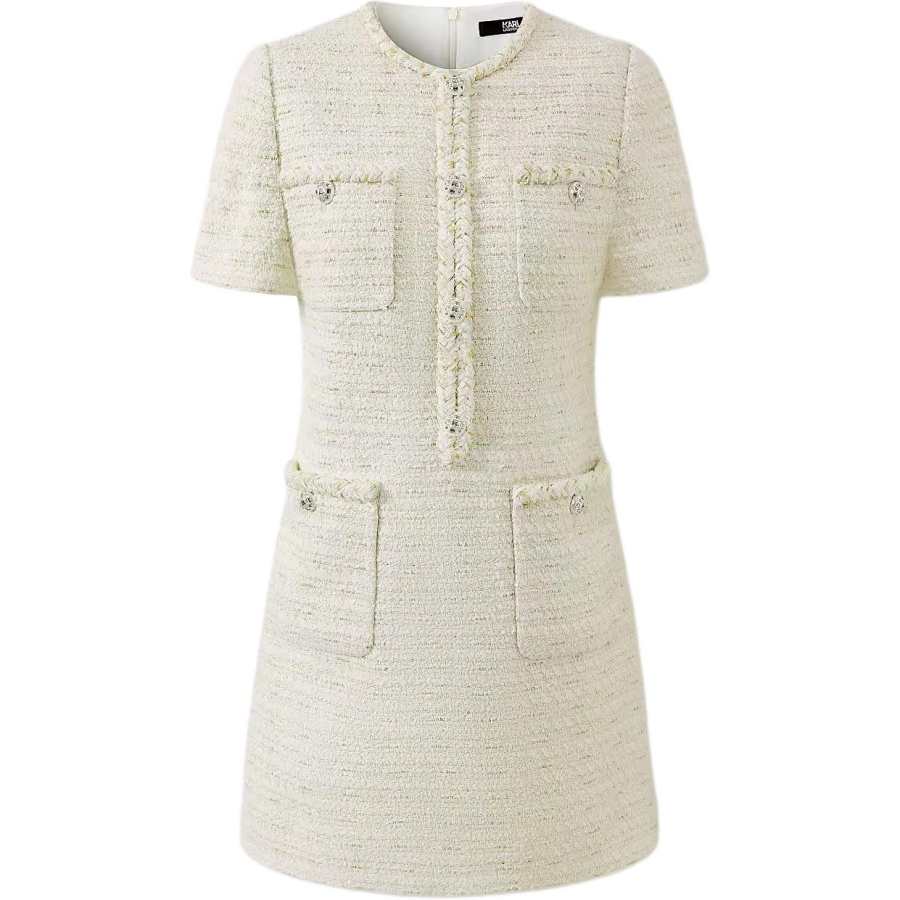KARL LAGERFELD / Karl Lagerfeld Jeans Short Sleeved Dress Women's White