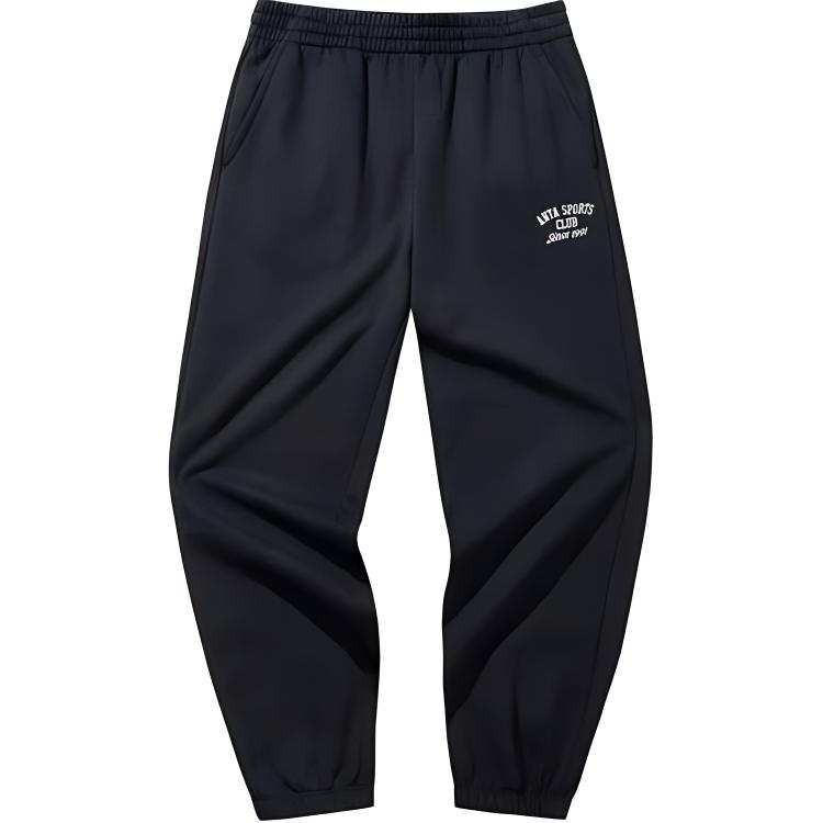 Anta Sports Life Collection Knitted Sweatpants Women's Basic Black