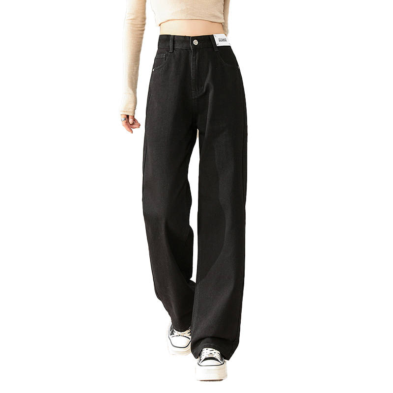 BALENO Jeans Women's Black Moderate Wide Leg Pants