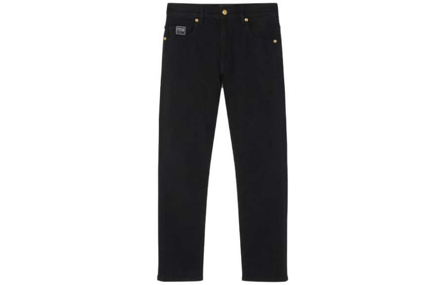 VERSACE JEANS COUTURE 【Best of: PromotionsPrevious Season】logo-patch straight-leg jeans