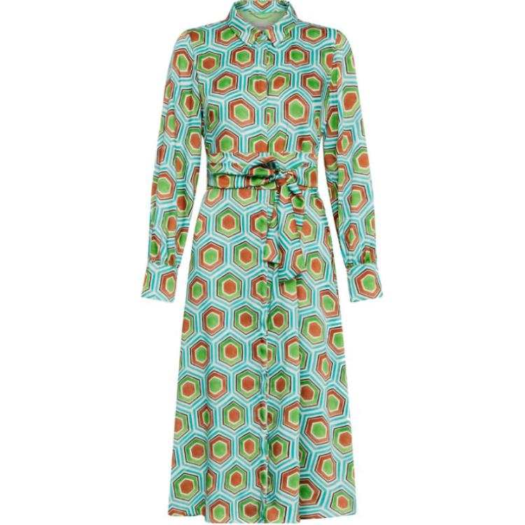 Marella Long Sleeved Dress Women's Green