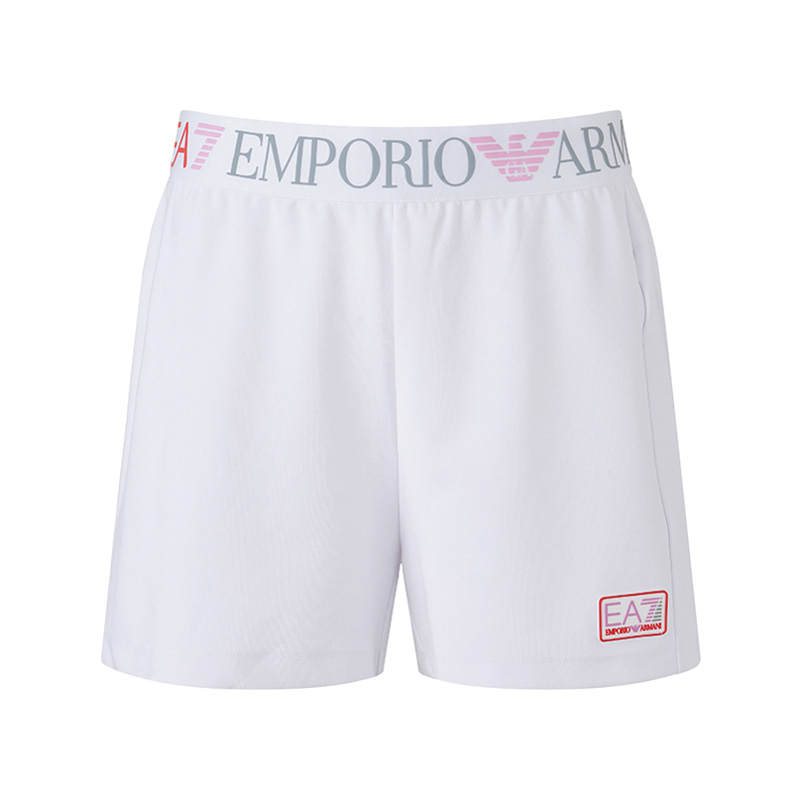 EMPORIO ARMANI EA7 SS24 Casual Shorts Women's White