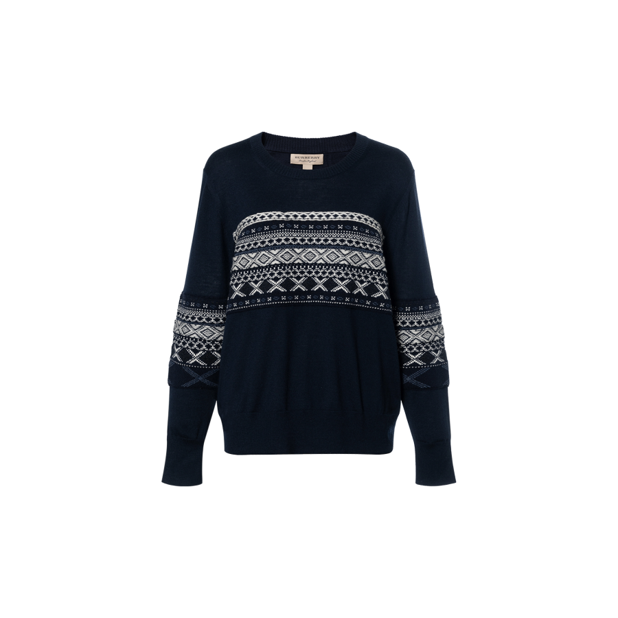 Burberry Sweaters Women's Black Crew Neck Moderate Other