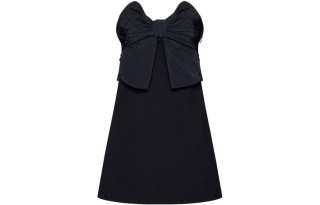 RED VALENTINO 【Previous Season】bow-embellished cady minidress