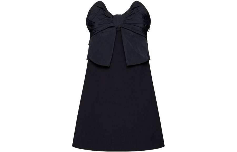 RED VALENTINO 【Previous Season】bow-embellished cady minidress