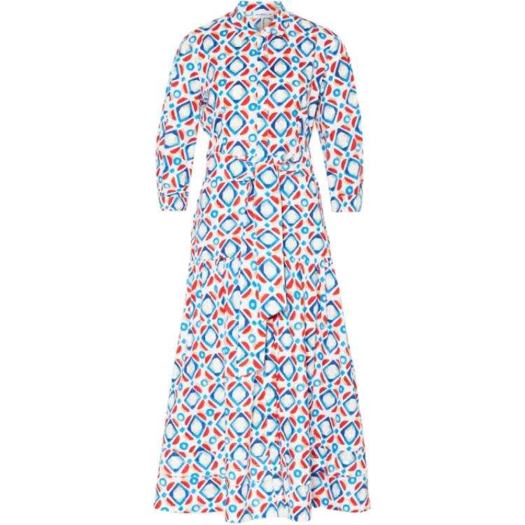Marella Long Sleeved Dress Women's Multicolor