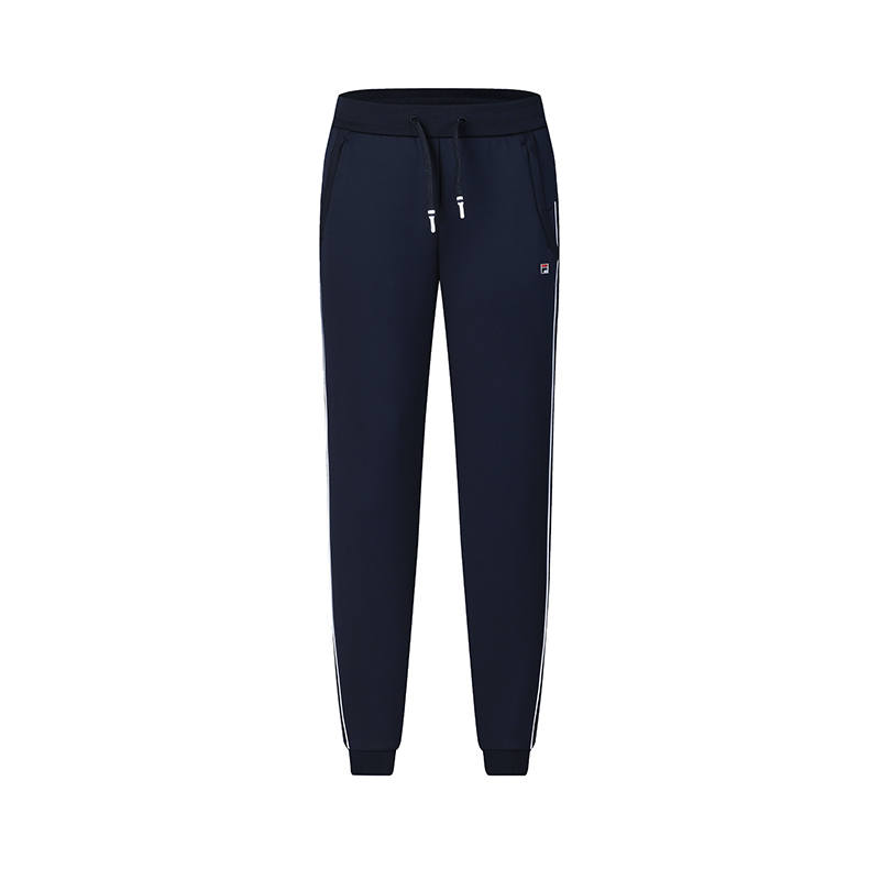 FILA Vintage Knitted Sweatpants Women's RD Royal Blue
