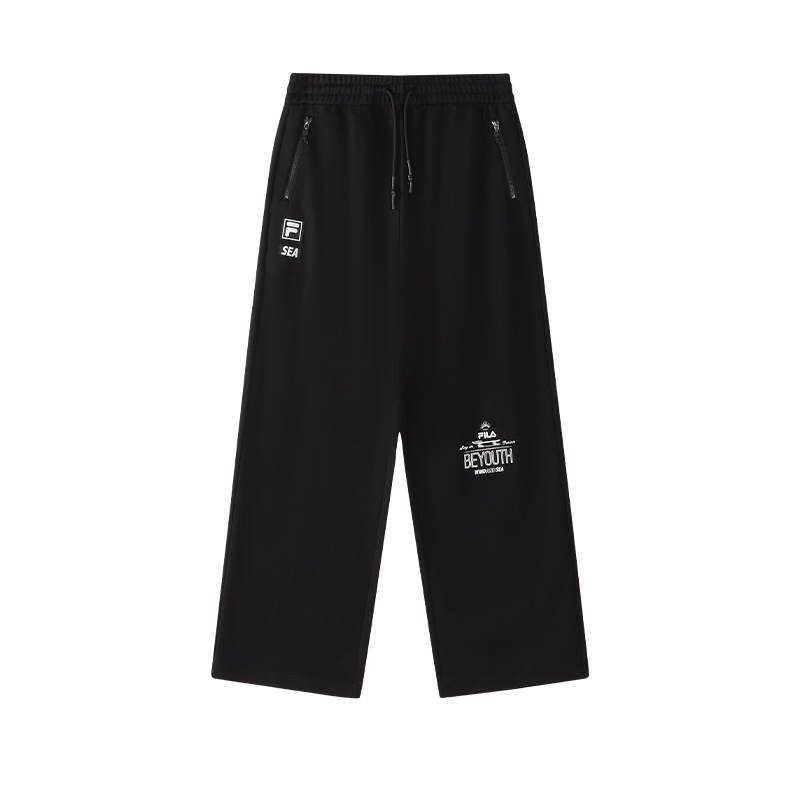 FILA FUSION Knitted Sweatpants Women's Jet Black