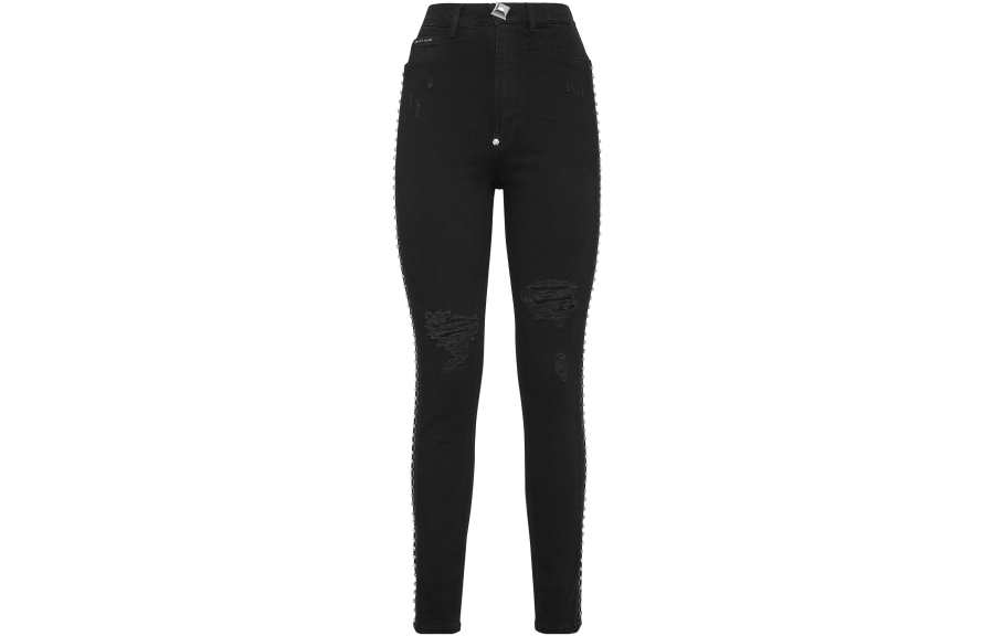 Philipp Plein crystal-embellished jeggings