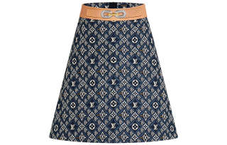 LOUIS VUITTON Casual Short Skirts Women's Blue