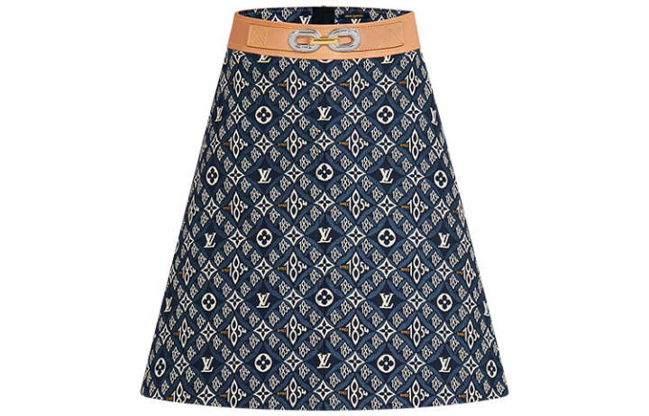 LOUIS VUITTON LOUIS VUITTON Casual Short Skirts Women's Blue