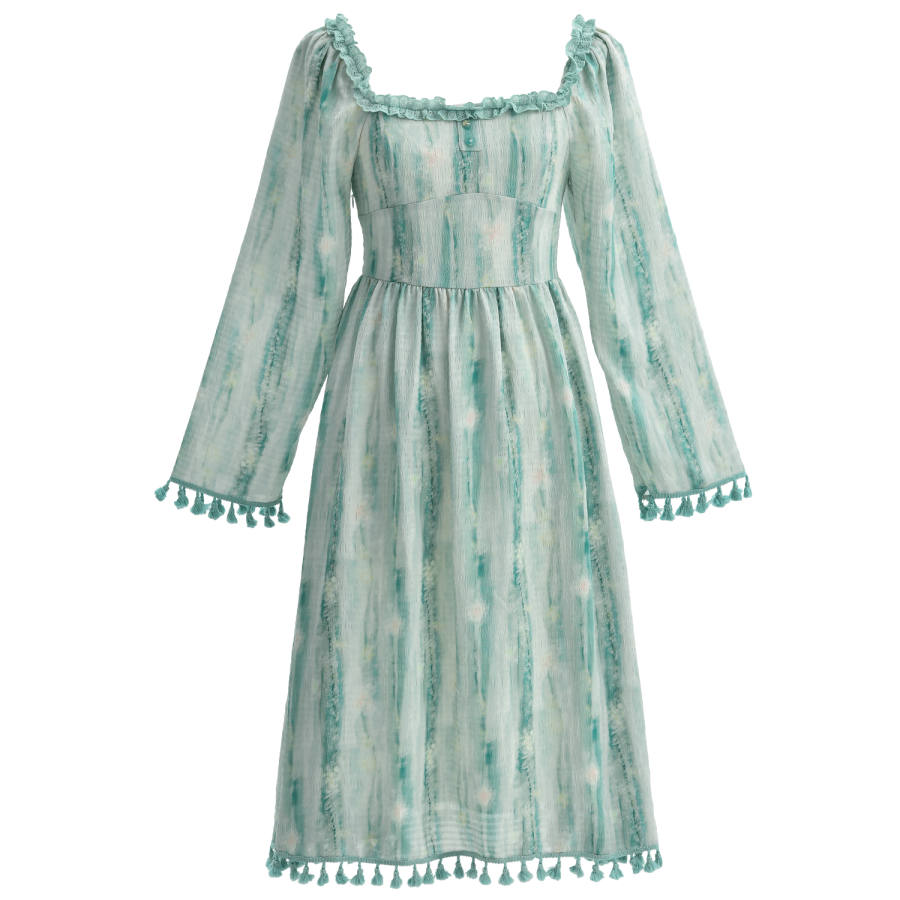 SNBL Long Sleeved Dress Women's Green