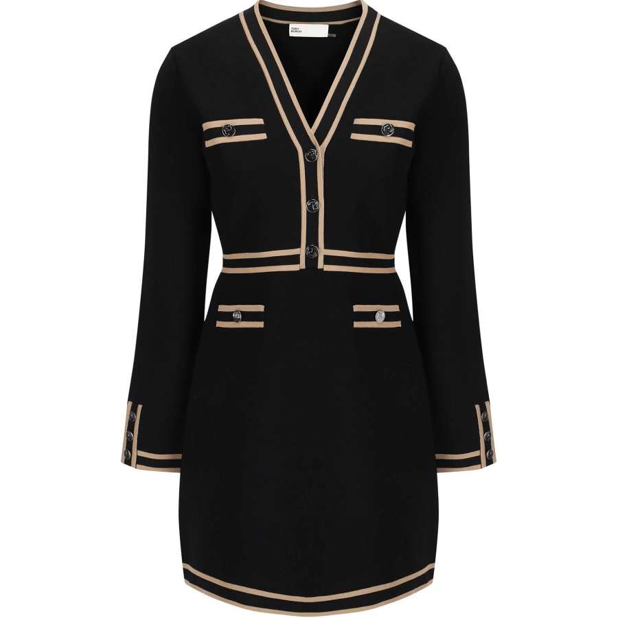 TORY BURCH Kendra Long Sleeved Knitted Dress