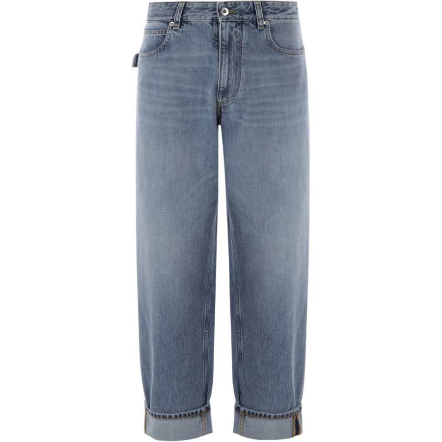 Bottega Veneta High Waisted Relaxed Fit Jeans