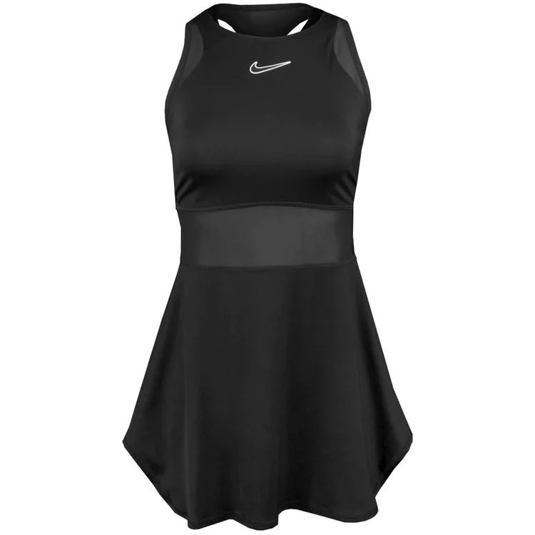 Nike Nike Sleeveless Dresses Women's Black Crew Neck Moderate Short