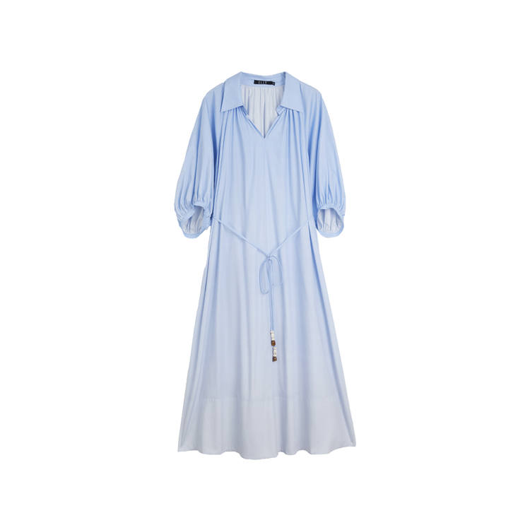 ELLE Long Sleeved Dress Women's Blue