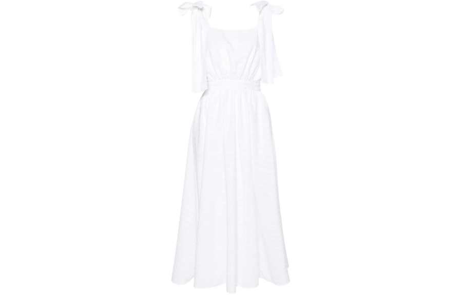 MSGM Msgm bow-detail midi dress